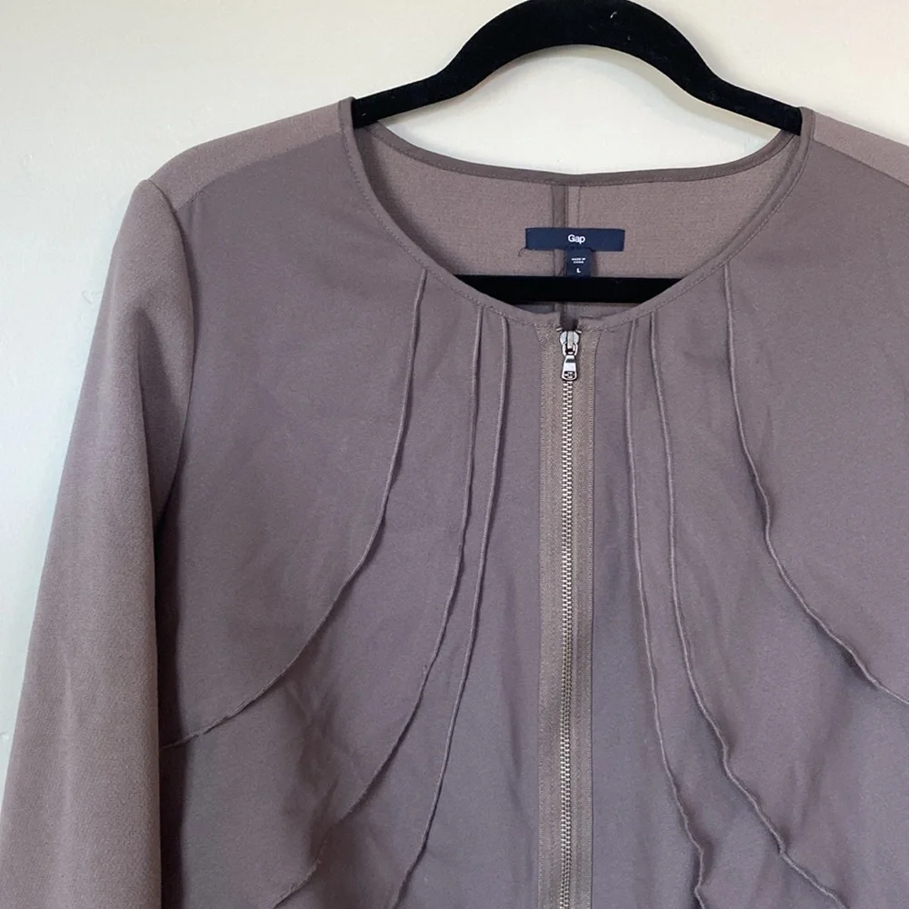 Gap | Layered Front Zip Up Jacket